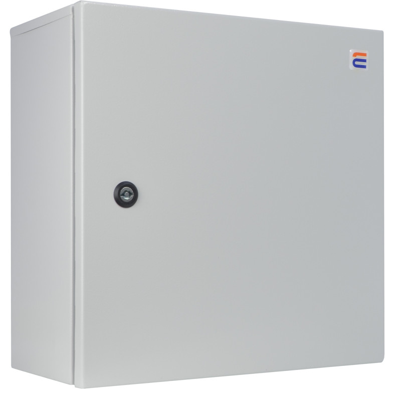 Корпус з монтажною панеллю металевий 40*40*20, IP31, серії UBox