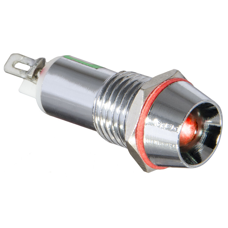 Сигнальна арматура AD22C-10  червона 24V AC/DC