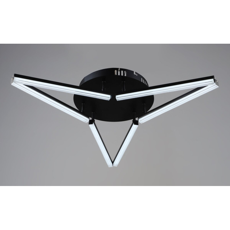 Люстра стельова світлодіодна VALESO YH1324/6 BK, LED 36W, Чорний