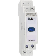 Модульний сигнальний індикатор 230V AC/DC SLD-1 синій