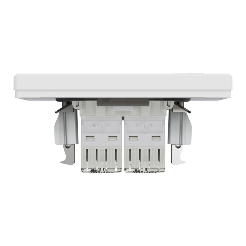 КОМП'ЮТЕРНА РОЗЕТКА RJ45 UTP КАТ. 5Е ПОДВІЙНА БІЛА ASFORA