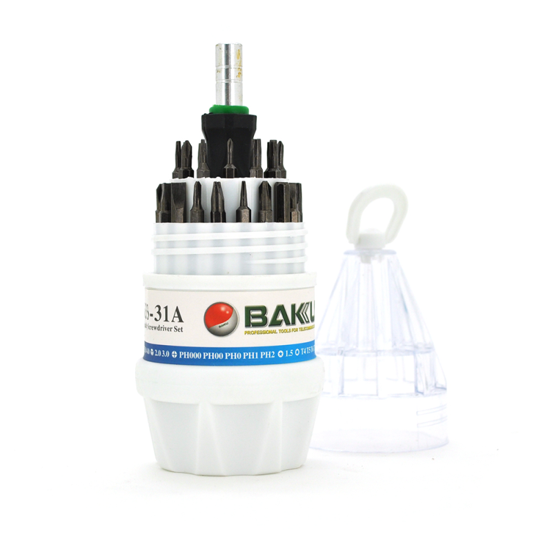 Набір викруток BAKKU BK-633-31A, 30 в1 Набір викруток BAKKU BK-633-31A, 30 в1