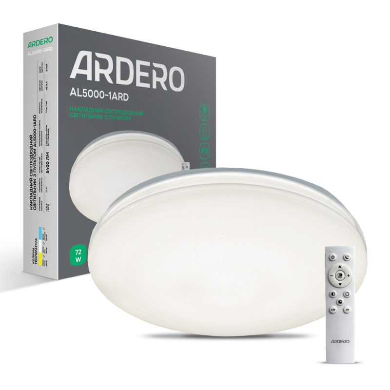 Світлодіодний світильник Ardero AL5000-1ARD MONO 72Вт білий