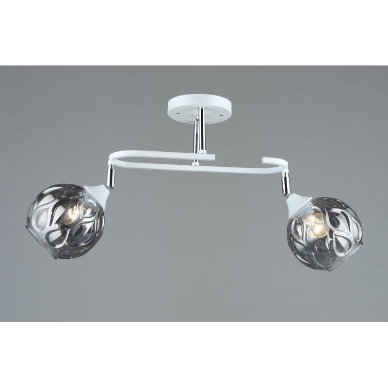 Люстра стельова Sirius B A4071/2 WT+CH з поворотнім механізмом