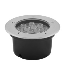 Тротуарний світлодіодний світильник Feron SP4114 12Вт 2700K чорний