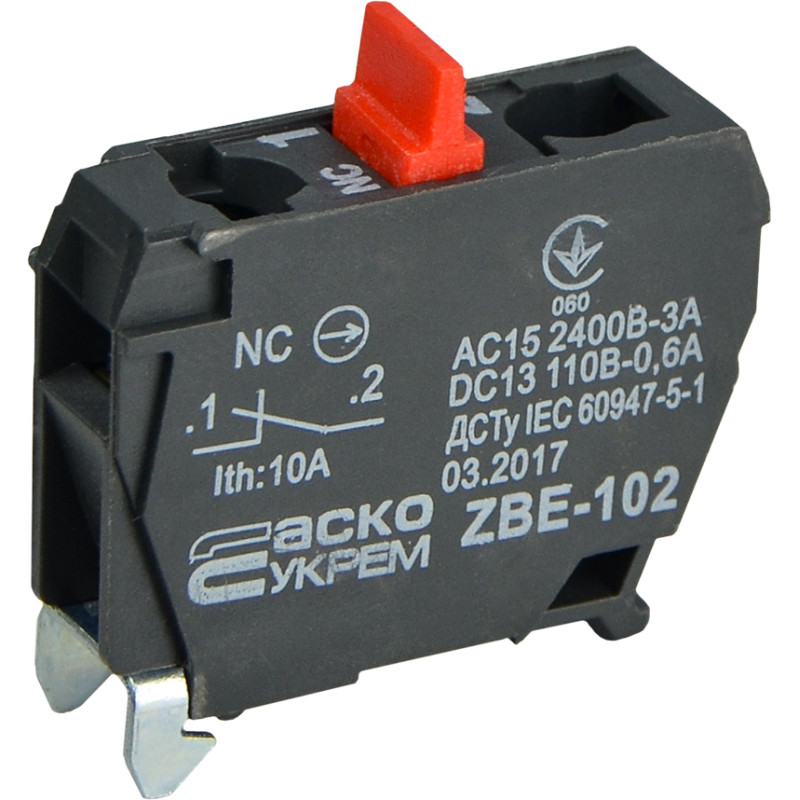 ZBE-102 N/C Контакт до постів керування XAL-D
