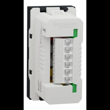 Розетка 3 RCA, 1 модуль антрацит