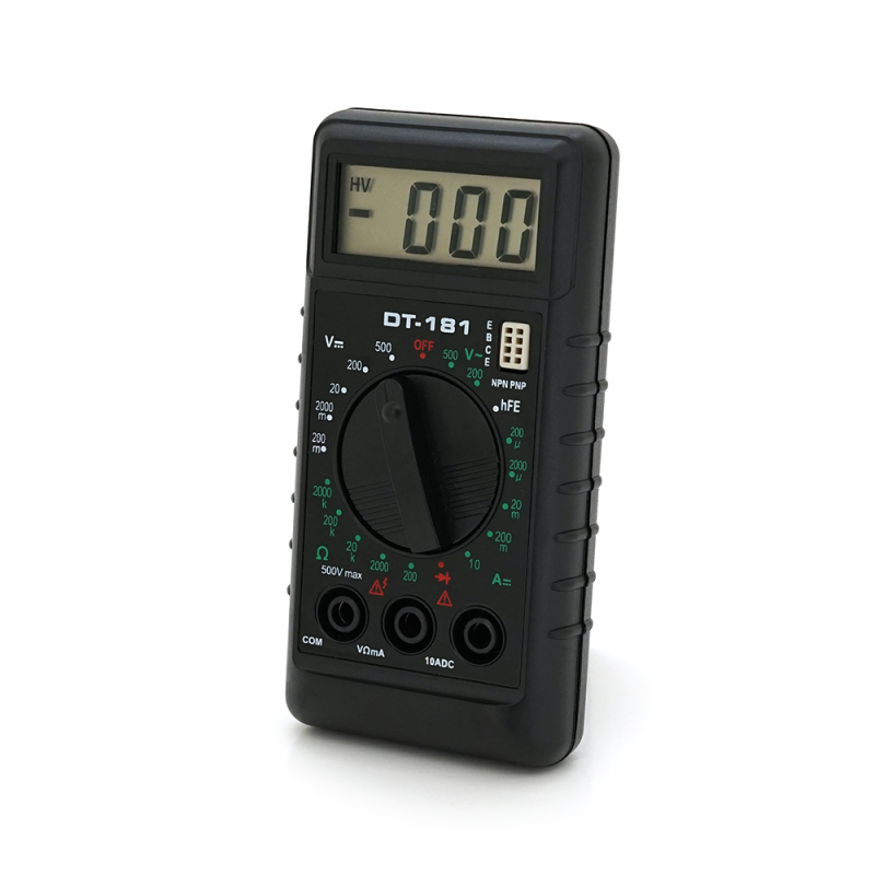 Мультиметр DT-181, Вимірювання: A, 60г, 100*50*20mm, Q60 Мультиметр DT-181, Вимірювання: A, 60г, 100*50*20mm, Q60