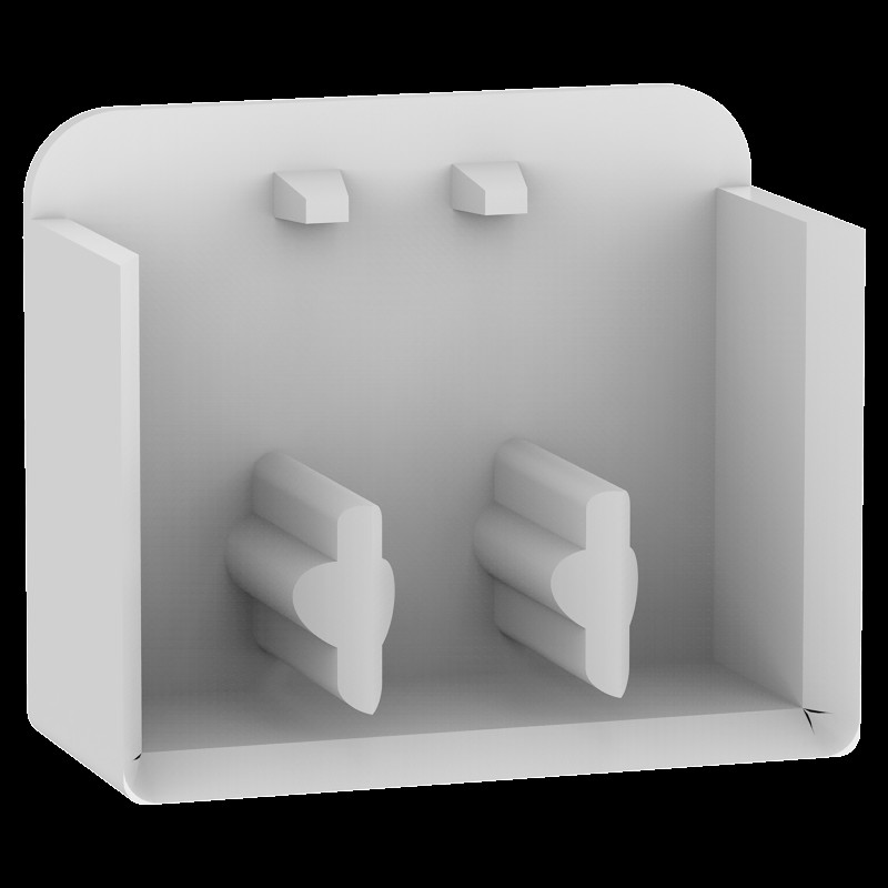 Comb busbar side cover, Easy9, 3P, set of 10
