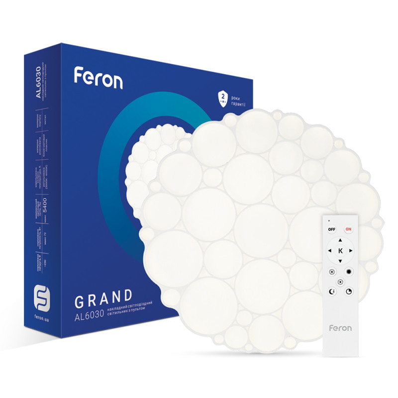 Світлодіодній накладний світильник Feron AL6030 GRAND 72Вт