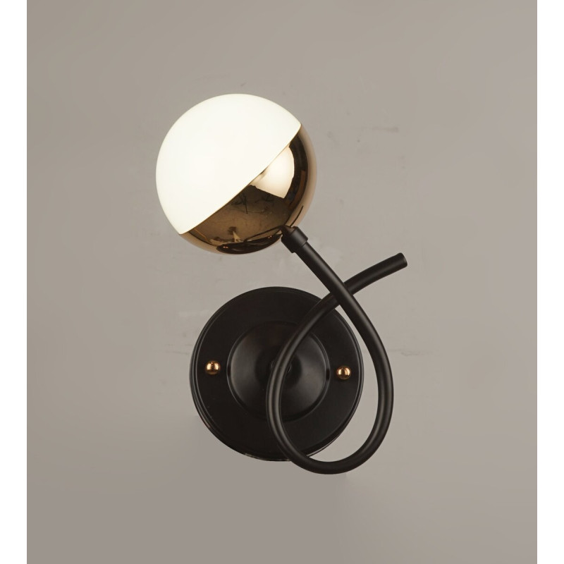Бра настінне Sirius B N4184/1W BK+FGD