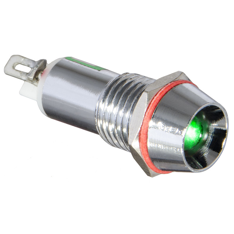 Сигнальна арматура AD22C-10  зелена  24V AC/DC