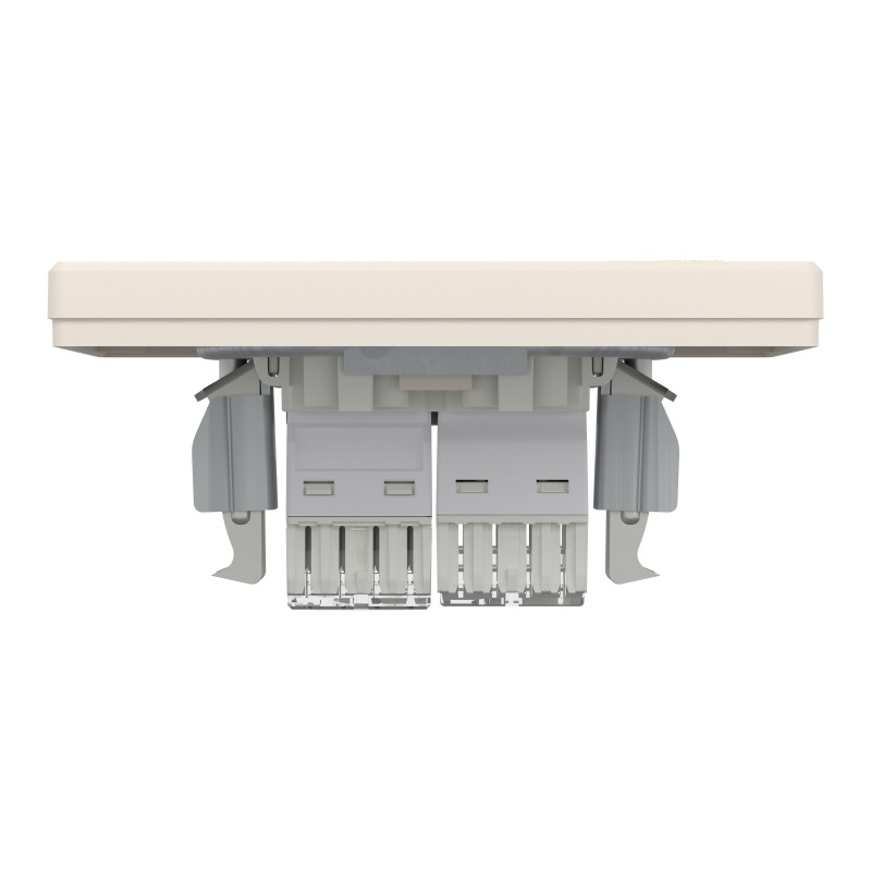 РОЗЕТКА КОМП'ЮТЕРНА RJ45 КАТ. 5Е І ТЕЛЕФОННА РОЗЕТКА RJ12 КРЕМ ASFORA