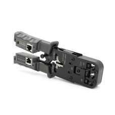 Інструмент HT-022 для обжимки RJ-45 (8P8C) та RJ-12/11 (6P6C), з тестером, профі якість Інструмент HT-022 для обжимки RJ-45 (8P8C) та RJ-12/11 (6P6C), з тестером, профі якість