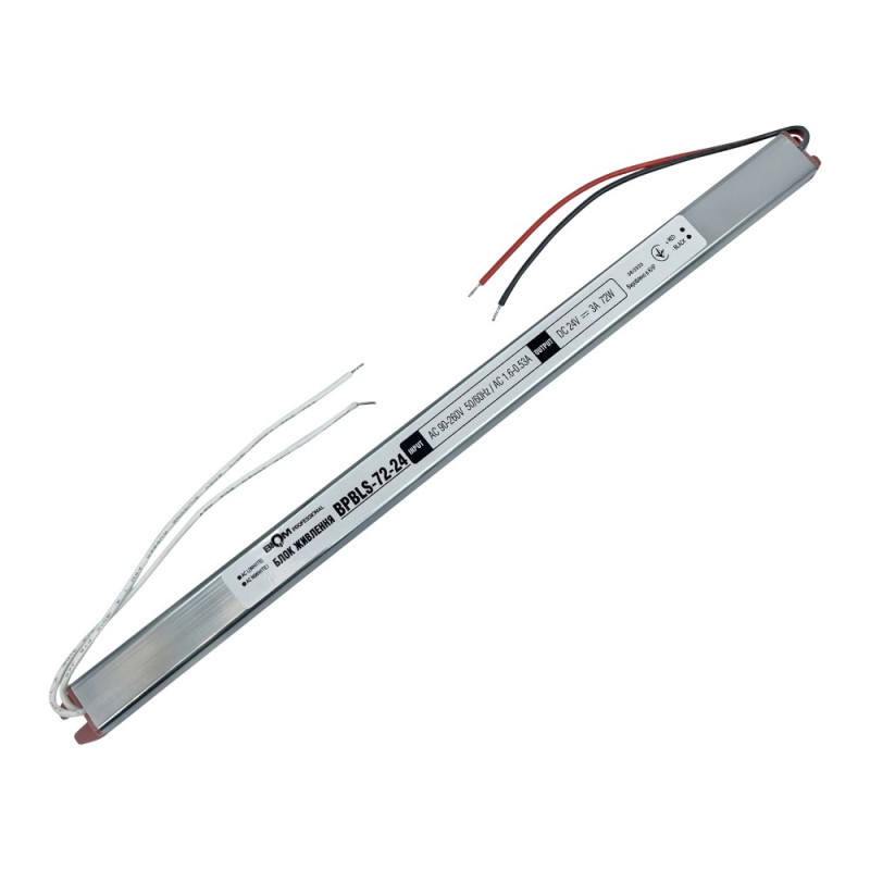 Блок живлення BIOM Professional DC24 72W BPBLS-72-24 3А stick