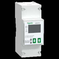 modular single phase power meter iEM2455 - 230V - 100A with communication Modbus