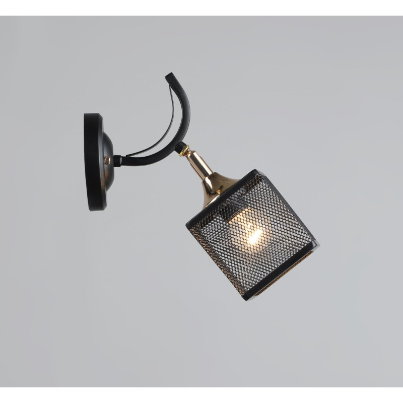 Бра настінне B N5708/1W BK+FGD
