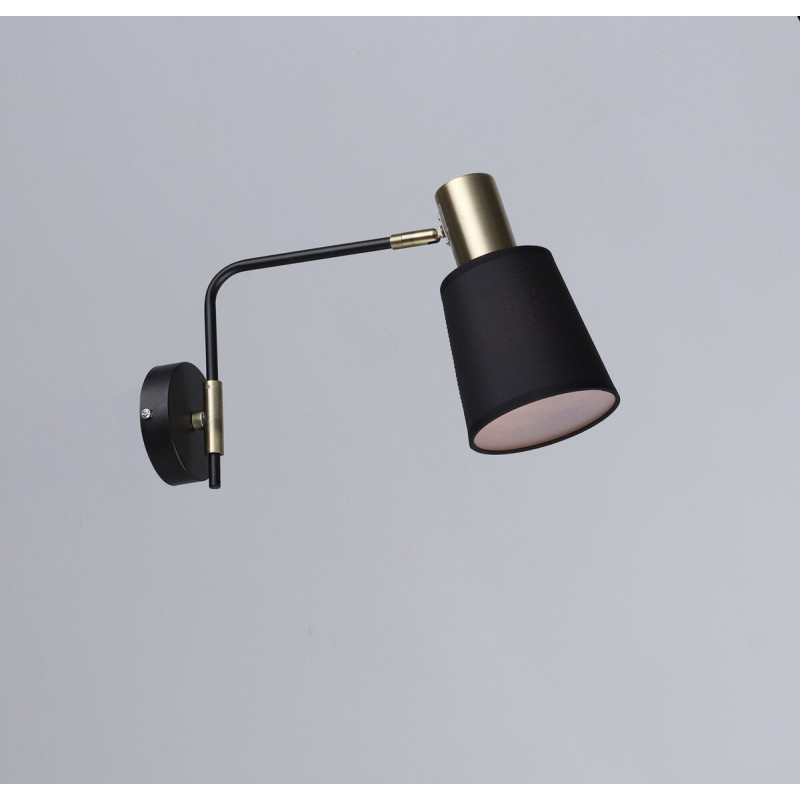 Бра настінне в стилі лофт Sirius B N6597/1W BK+AB