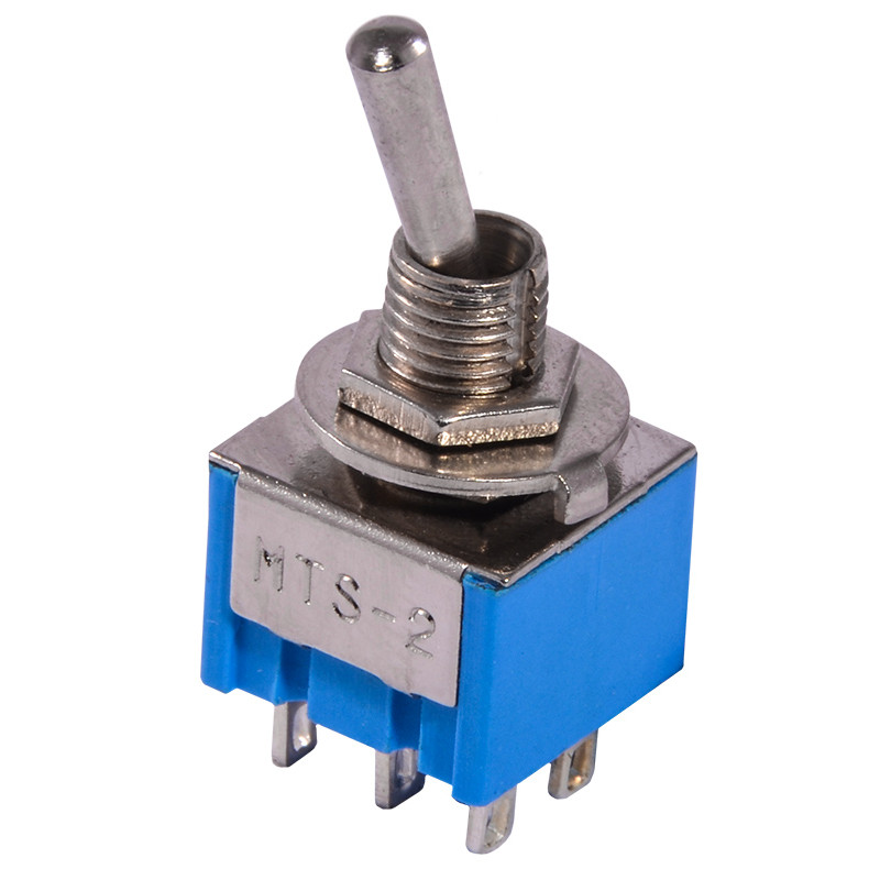 Тумблер MTS-212 (ON)-ON 2Пол. *6Конт.  Тумблер MTS-212 (ON)-ON 2Пол. *6Конт.