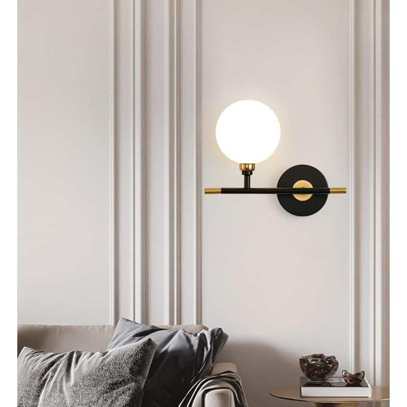 Бра настінне BD605-1 BK+Copper