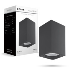 Накладний світильник Feron ML307 під лампу чорний