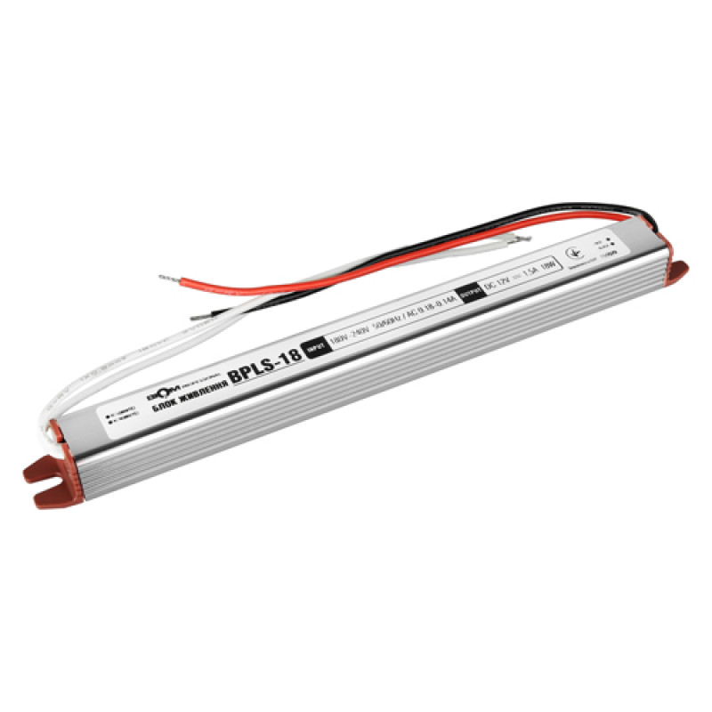 Блок живлення BIOM Professional DC12 18W BPLS-18-12 1.5А stick