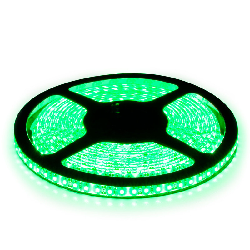 Світлодіодна стрічка B-LED 3528-120 G IP65 зелена, герметична, 1м