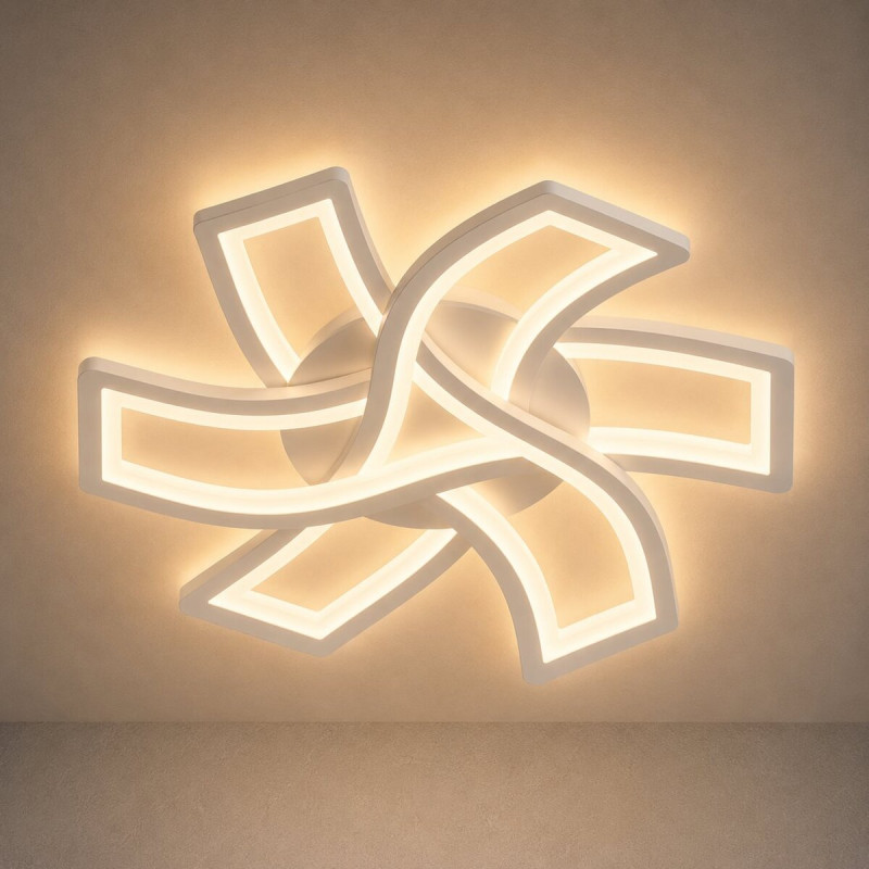 Люстра стельова VALESO LI97018-480 WH, біла, LED 120W