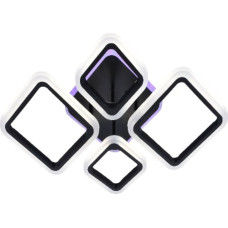 Люстра світлодіодна акрілова Sirius LI8822/2+2 BK (RGB) 84W+8W