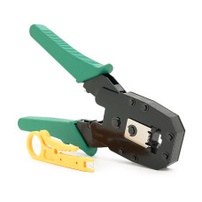 Інструмент MLT-4 для обжимки RJ-45 (8P8C) та RJ-12/11 (6P6C) 4P4C, Зелені Q10 Інструмент MLT-4 для обжимки RJ-45 (8P8C) та RJ-12/11 (6P6C) 4P4C, Зелені Q10