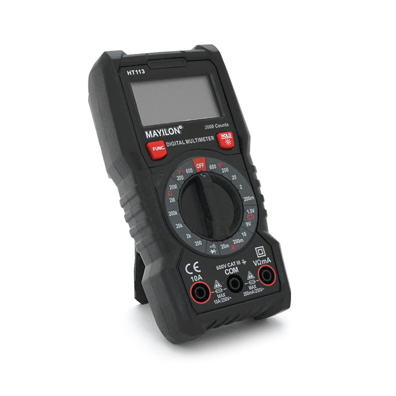 Мультиметр Mayilon HT-113, вимірювання: V, A, R Мультиметр Mayilon HT-113, вимірювання: V, A, R