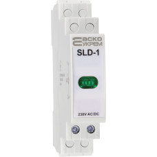 Модульний сигнальний індикатор 230V AC/DC SLD-1 зелений