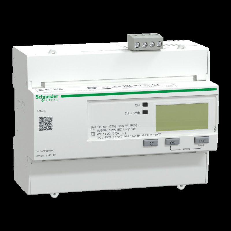 ЛІЧИЛЬНИК 3-ФАЗН. 125А MODBUS