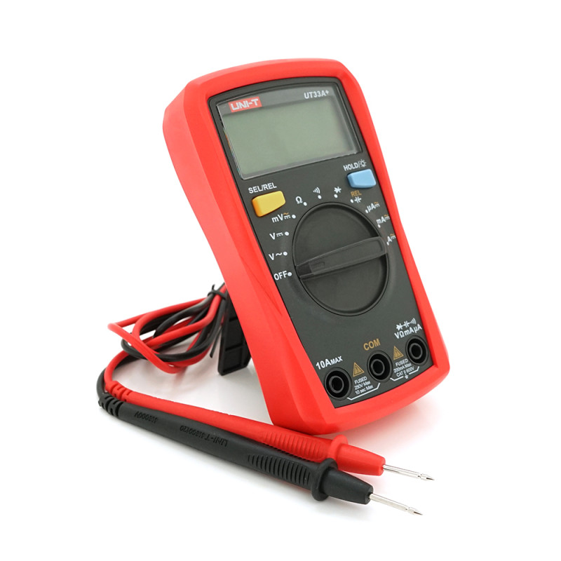 Мультиметр UNI-T UT33A+ Измерения: V, A, R Мультиметр UNI-T UT33A+ Измерения: V, A, R