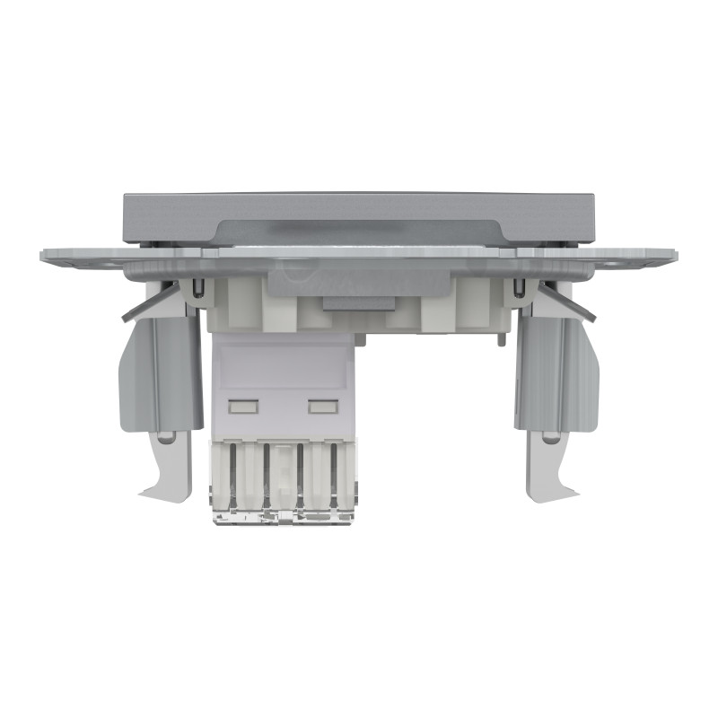 РОЗЕТКА КОМП'ЮТЕРНА RJ45 UTP КАТ.6 ASFORA СТАЛЬ