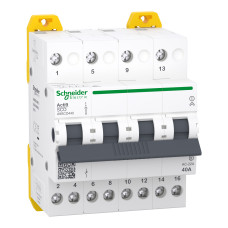 Перемикач 1-0-2 iSSW Acti9 4P 40A 415В