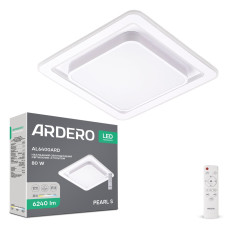 Світлодіодна накладна люстра Ardero AL6400ARD PEARL S 80Вт білий