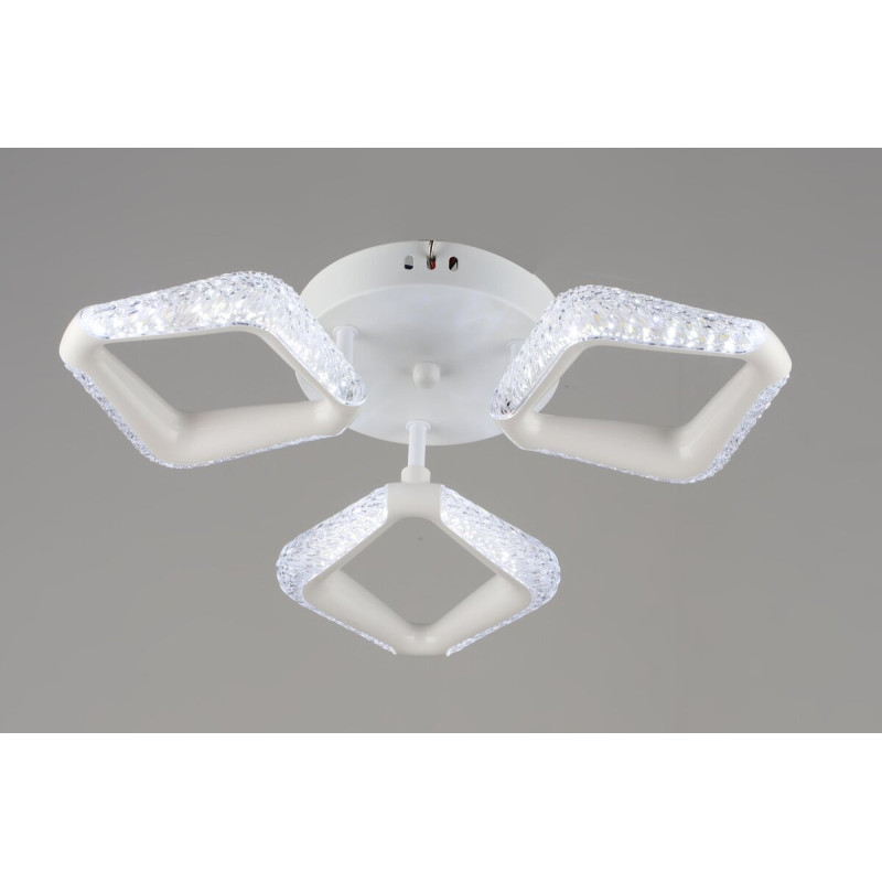 Люстра світлодіодна акрилова Sirius B YH1301/3 WT 18W