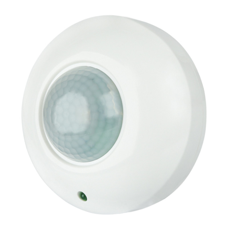Інфрачервоний датчик руху BIOM IRM-03W max 1200Вт 360°, стельовий, білий