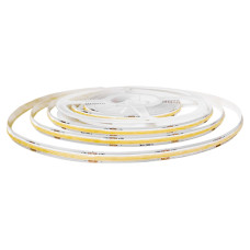 Світлодіодна стрічка BIOM Professional BPS-G4-24-8-COB-480-CW-20 холодний білий, негерметична (10м), 1м