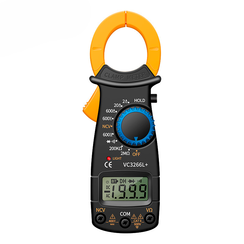 Токові кліщі-мультиметр ANENG VC3266L+. Вимірювання: V DC, V AC, A AC, Ω, NCV. Функції: продзвонювання, перевірка діодів, Hold, індикація фази. Токові кліщі-мультиметр ANENG VC3266L+. Вимірювання: V DC, V AC, A AC, Ω, NCV. Функції: продзвонювання, перевір