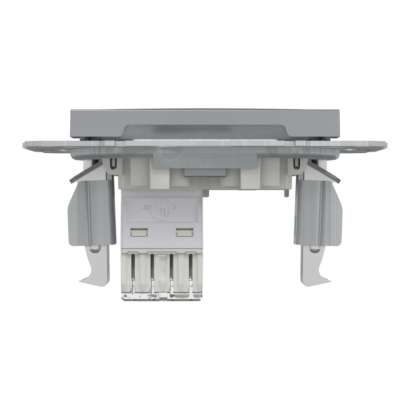 РОЗЕТКА КОМП'ЮТЕРНА RJ45 UTP КАТ. 5Е ASFORA СТАЛЬ